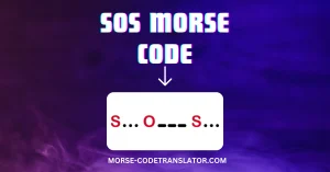 SOS Morse Code